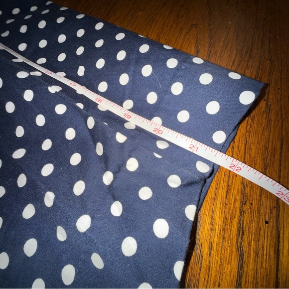 Like New Alfred Dunner Navy Polka Dots Capri Pants Size 20 - Picture 9 of 9
